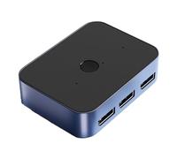 SHOOYIO Commutation HDR dynamique et DisplayPort bidirectionnel 3D pour une résolution 8K à 60 Hz pour améliorer la visualisation du commutateur vidéo bidirectionnel