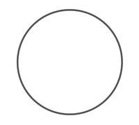 SHOOYIO Courroie d'entraînement carrée en caoutchouc de 1,2 mm d'épaisseur pour enregistreur de machine singe, 1 pièce