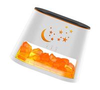 SHOOYIO Diffuseur d'arômes portable Texture Petit humidificateur d'air essentiel pour créer des ambiances parfumées pour la maison Huile essentielle de flamme simulée