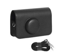 SHOOYIO Étui de protection en cuir PU avec bandoulière pour H35 501F Couleur unie Sac de transport portable élégant pour appareil photo, Noir