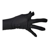 SHOOYIO Gants musulmans arabes noirs pour femmes, protection contre le soleil, broderie, manches longues, doigts entiers, hijab arabe