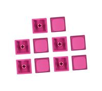 SHOOYIO Lot de 10 touches PBTs XDA Hauteur 1U Non gravées Touches vierges Touches de caractères uniques pour claviers mécaniques
