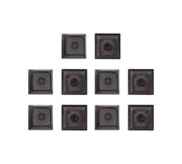 SHOOYIO Lot de 10 touches PBTs XDA Hauteur 1U Non gravées Touches vierges Touches de caractères uniques pour claviers mécaniques