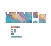 SHOOYIO Lot de 119 touches multicolores pour claviers mécaniques de jeu et de bureau