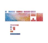 SHOOYIO Lot de 119 touches multicolores pour claviers mécaniques de jeu et de bureau
