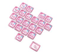 SHOOYIO Lot de 21 touches lumineuses personnalisables avec motif cœur en polycarbonate pour une utilisation longue durée