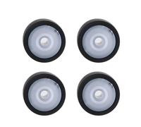 SHOOYIO Lot de 4 rouleaux de pression en caoutchouc pour enregistreur de pression, poulie pour enregistreurs à bande, équipement auditif, mouvement à cartouche