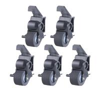 SHOOYIO Lot de 5 poulies à roulement pour enregistreur vidéo, cassette de plateau, poulie de courroie de roue de 10 mm de diamètre, pièce pour l'entretien du ruban adhésif