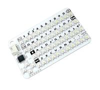 SHOOYIO Lot de 50 petites cartes programmables KB V1.1 pour une intégration facile et un nombre réduit de broches Clavier ABS Petit