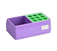 SHOOYIO Organisateurs de colles modulaires pour les amateurs de modélisme avec porte-outils, solution de rangement efficace pour modélisme, boîte à outils