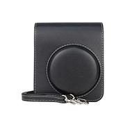 SHOOYIO Petit sac à bandoulière pour appareil photo Mini40 en cuir PU haute performance, Noir