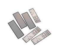 SHOOYIO Plaque arrière en PVC pour boîtier d'ordinateur, panneau arrière, châssis, carte-mère, protection des entrées