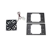 SHOOYIO Support de disque dur mécanique pour boîtier d'ordinateur pour améliorer les flux d'air systèmes de refroidissement avec support de ventilateur d'extension en métal durable