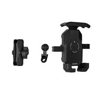 SHOOYIO Support de téléphone pour vélo avec pince sécurisée à trois griffes rotative réglable pour toutes les conditions météorologiques, installation rapide
