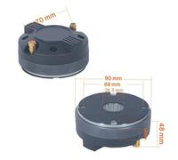 SHOOYIO Tweeter Klaxon Drive Head Professional Stage Treble Haut-parleurs à visser Haute Sensibilité 8OHM Haut-parleur de compression Unité pilote
