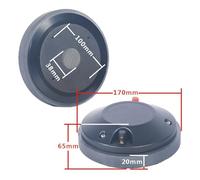 SHOOYIO Tweeter Klaxon Drive Head Professional Stage Treble Haut-parleurs à visser Haute Sensibilité 8OHM Haut-parleur de compression Unité pilote