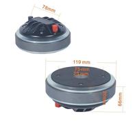 SHOOYIO Tweeter Klaxon Drive Head Professional Stage Treble Haut-parleurs à visser Haute Sensibilité 8OHM Haut-parleur de compression Unité pilote