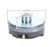 SHOOYIO Tweeter Klaxon Drive Head Professional Stage Treble Haut-parleurs à visser Haute Sensibilité 8OHM Haut-parleur de compression Unité pilote