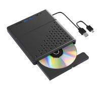 SHOOYIO USB 3.0 2.0 Type C externe CD DVD graveur lecteur lecteur optique lecteur lecteur optique lecteur pour ordinateur portable PC CD DVD graveur CD DVD enregistreur mobile CD DVD enregistreur