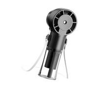 SHOOYIO Ventilateur de refroidissement portable silencieux, vitesses réglables, rechargeable par USB, ventilateur de brume pour la maison, les voyages