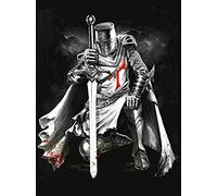 Shooyoo DIY 5D peinture au diamant Kits,Diamond Painting Complet,Petite taille,Chevaliers templiers,Point De Croix Strass Broderie Diamant Art Diamante Ornements Mur Décora_Foret carré_40x60cm