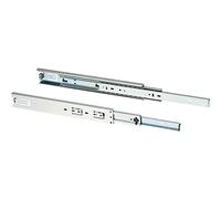 Shop Fox D3028 Lot de 2 glissières extérieures pour tiroir 30,5 cm Capacité 45,4 kg Montage latéral