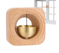 Shop Keeper Sonnette de Porte - 120 g, Carillon de por Te magnétique pour Ouverture de | Anneau de Sonnette magnétique en Laiton, Ornements de p orte d'entrée en Bois, décoration Suspendue pour la