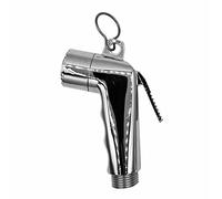 Shop SoftAir® Douchette de douche blanche ou chromée en ABS, bouton à levier de douche avec anneau de soutien pour bateau bateau yacht fabriqué en Italie (couleur chromée)