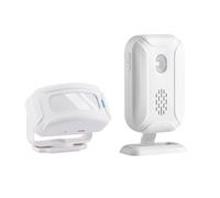 Shop Store - Alarme de porte sans fil - Détecteur de mouvement PIR infrarouge - 36 sonneries et indicateurs LED - Longue portée