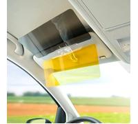 SHOP STORY - 2 en 1 Pare-Soleil de Voiture Transparent Anti-Éblouissement Anti-Reflets Améliore la Conduite de Jour comme de Nuit @