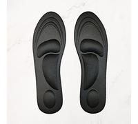 SHOP-STORY - 4D INSOLE WOMAN - BLACK - Semelles Orthopédiques à Mémoire de Forme Anti Douleurs - Noir - Taille Femme 35-40