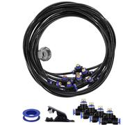SHOP-STORY - BRUMI20M : Kit Complet de Brumisateur Extérieur de 20M pour Terrasse, Parasol, Patio ou Serre