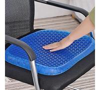 SHOP-STORY - Coussin d'assise thérapeutique à mémoire de Forme avec Gel et revêtement antidérapant