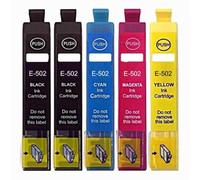 SHOP-STORY -E502XL_2N+1CHQ : Pack de 5 Cartouches 502 XL Compatibles avec Imprimante EPSON 502 XL