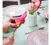 SHOP-STORY - Flower Napkin : Lot de 4 Porte-Serviettes Créateurs de Fleurs