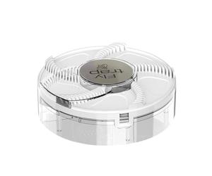 SHOP-STORY - Fly Trap : Piège à Mouches Électrique Silencieux, Rotatif, Non-Toxique et Utilisable en Intérieur comme en Extérieur