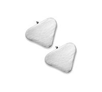 SHOP-STORY - Lot de 2 - Grande Lingette Microfibres Lavable pour Balai Vapeur H20 Mop X5 et d’autres Modèles