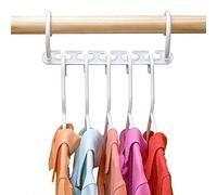 SHOP-STORY - Lot de 8 Cintres Multiples pour Un Gain de Place dans Vos Placards Save Space Hanger (Pack de 8 cintres)