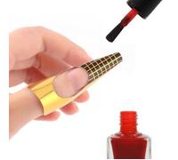 SHOP-STORY - Pack de 100 Guides Protecteurs Spécial Application de Vernis à Ongles Nail Art pour une Manucure Parfaite