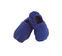 SHOP-STORY - Pantoufles Chaussons Chauffants au Micro-Onde Homme Femme 36-45 (tissu élastique) Bleu