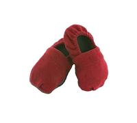 SHOP-STORY - Pantoufles Chaussons Chauffants au Micro-Onde Rouge