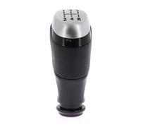 SHOP-STORY Pommeau de Levier de Vitesse Chrome et Noir Compatible avec Renault Clio 4 - boîte manuelle - OEM 328654134R et 328657531R