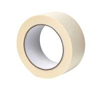 SHOP-STORY Ruban adhésif de masquage papier crêpe - Protection des surfaces lors de travaux de décoration peinture - 50mm x 50m - Beige