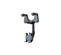 Shop-story - swivel 360 : support de téléphone universel rotatif réglable et rétractable fixation au rétroviseur