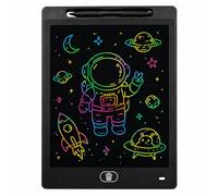 SHOP-STORY Tablette Graphique LCD 12 Pouces, Ardoise Magique Multicolore, Effacement Instantané, Stylet Ergonomique Inclus, pour Enfants 3 Ans et Plus