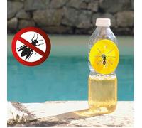 SHOP-STORY - WASP TRAP : Pack de 6 Pièges à Guêpes, Frelons, Mouches et Insectes Volants Écologiques DIY pour Bouteilles Plastiques