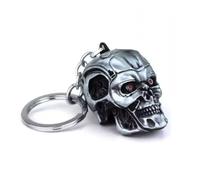 Shop-UP! Porte-clés film Termìnator crâne T-800, Skynet, gadget, pendentif crâne acier