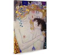 ShopArt - Tableau de peinture effet coups de pinceau - Klimt Maternité Tableau mamelon - Impression Fine Art sur toile haute définition prêt à accrocher (70 x 100 cm)