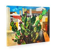 ShopArt - Tableau Effet pinceau à lèvre - Renato Guttuso Fichi d'Inde - Décoration Murale, Impression Fine Art sur toile Canvas Haute Définition Prêt à accrocher (50 x 60)