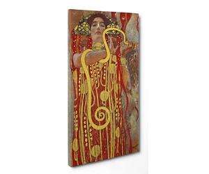 ShopArt - Tableau peinture effet coups de pinceau - Gustave Klimt Igea La Medicina - Impression Fine Art sur toile haute définition prêt à accrocher (50 x 100 cm)